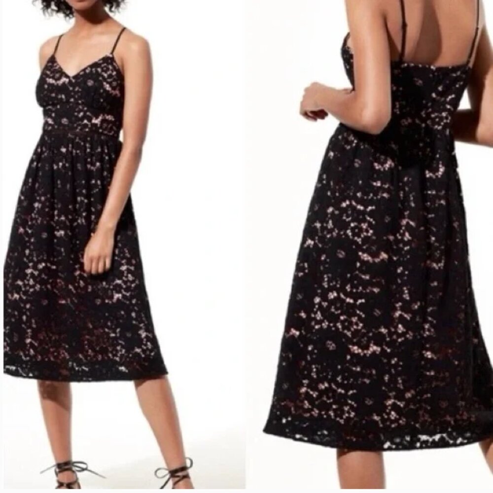 Aritzia Babaton Black Lace Dress / size 00 / Like New!